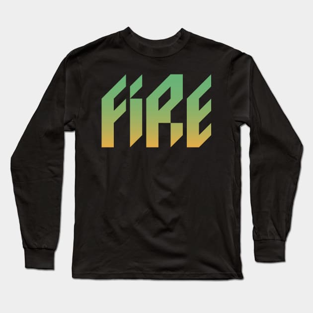 FIRE | Financial Independence, Retire Early | Legacy Long Sleeve T-Shirt by lvrdesign